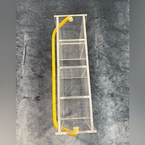 Clear Acrylic Organizer with Yellow Handle